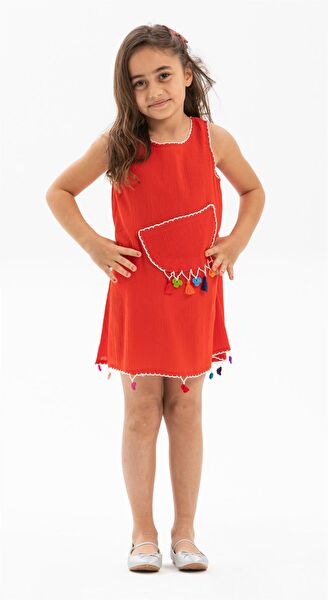 Eliş Şile Bezi Kız Çocuk Elbise