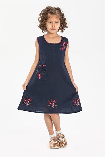 Eliş Şile Bezi Kız Çocuk Elbise