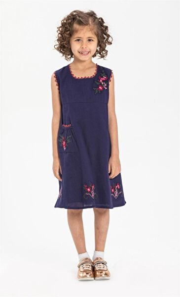 Eliş Şile Bezi Kız Çocuk Elbise