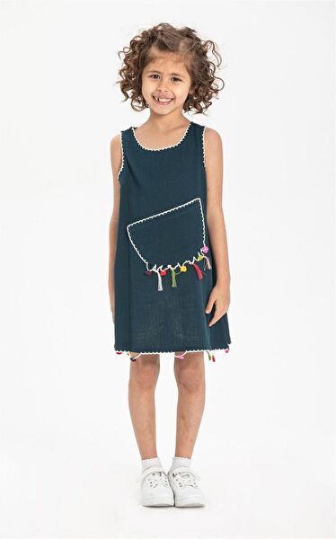 Eliş Şile Bezi Kız Çocuk Elbise