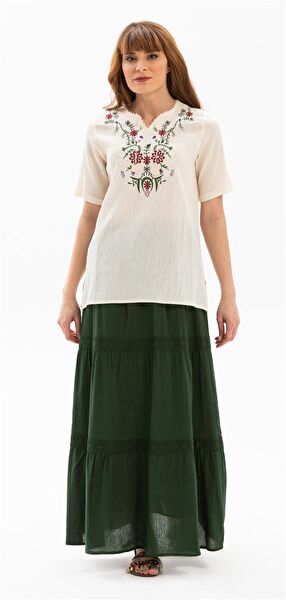 Eliş Şile Bezi Kadın Etek