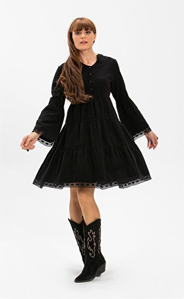 Eliş Şile Bezi Günlük Elbise