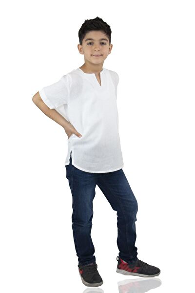 Eliş Şile Bezi Erkek Çocuk Tişört