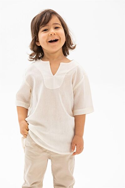 Eliş Şile Bezi Erkek Çocuk Tişört