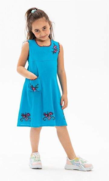 Eliş Şile Bezi Kız Çocuk Elbise