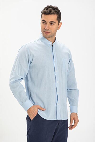Eliş Şile Bezi Erkek Büyük Beden Gömlek