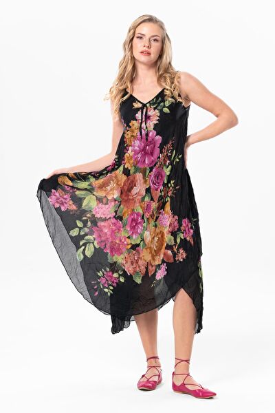 Eliş Şile Bezi Plaj Elbisesi