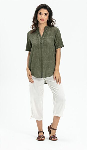 Eliş Şile Bezi Kadın Bluz