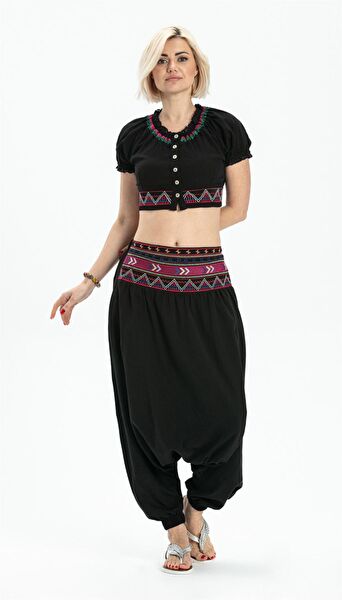 Eliş Şile Bezi Kadın Şalvar