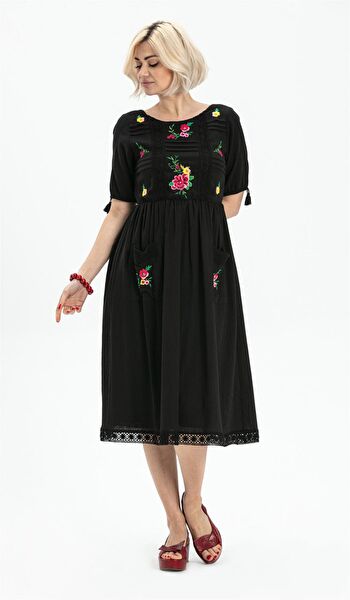 Eliş Şile Bezi Yazlık Elbise