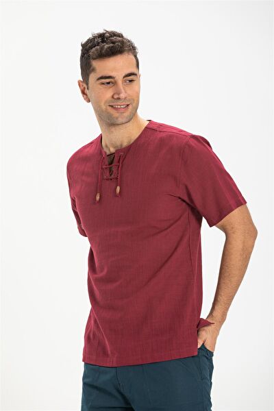 Eliş Şile Bezi Erkek Büyük Beden Tişört