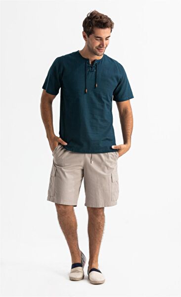 Eliş Şile Bezi Erkek Büyük Beden Tişört