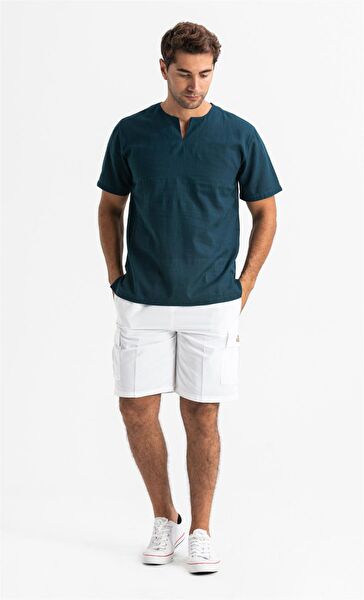 Eliş Şile Bezi Erkek Büyük Beden Tişört