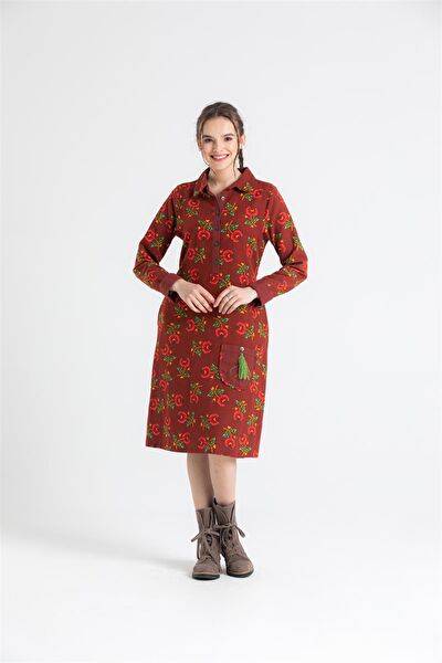 Eliş Şile Bezi Günlük Elbise