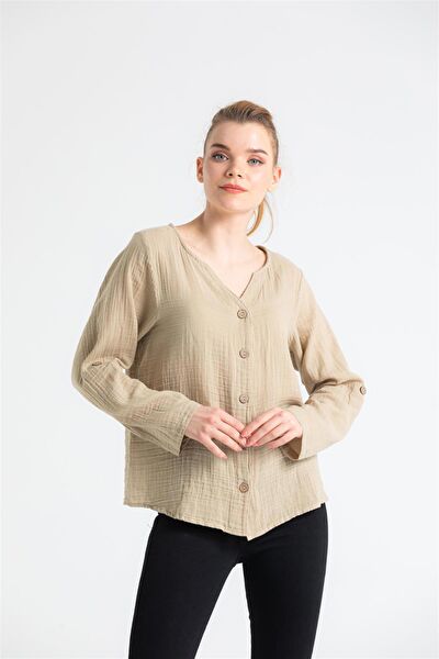 Eliş Şile Bezi Kadın Gömlek