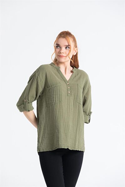 Eliş Şile Bezi Kadın Bluz