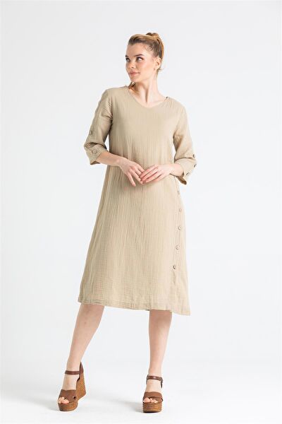 Eliş Şile Bezi Günlük Elbise