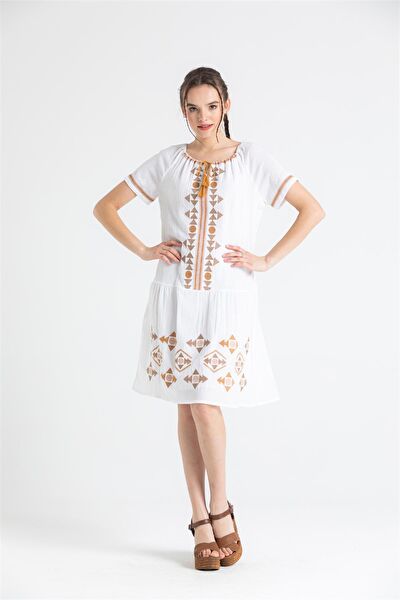 Eliş Şile Bezi Günlük Elbise