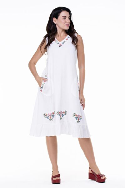 Eliş Şile Bezi Günlük Elbise