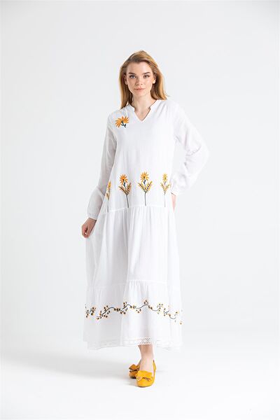 Eliş Şile Bezi Günlük Elbise