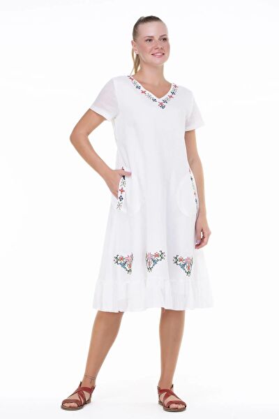 Eliş Şile Bezi Günlük Elbise