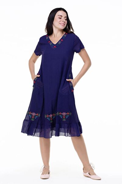 Eliş Şile Bezi Günlük Elbise