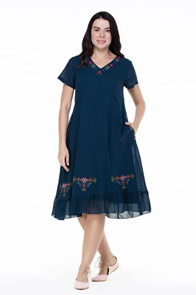 Eliş Şile Bezi Günlük Elbise