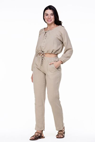 Eliş Şile Bezi Kadın Pantolon