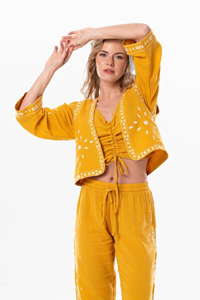 Eliş Şile Bezi Kadın Yelek