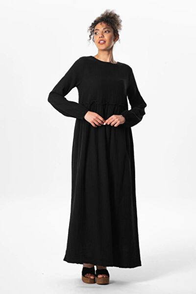 Eliş Şile Bezi Tesettür Elbise