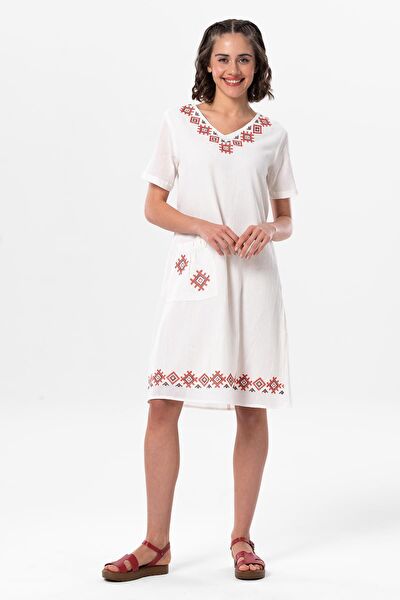 Eliş Şile Bezi Yazlık Elbise