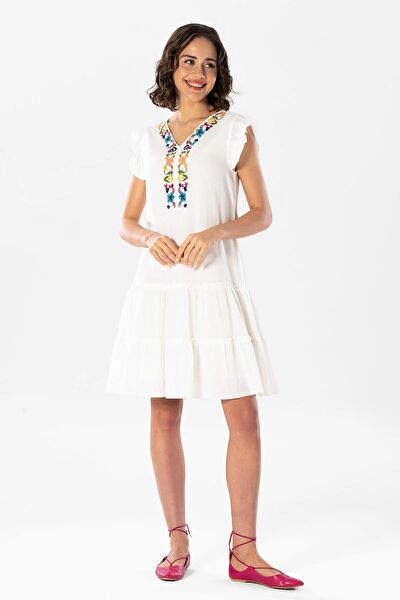 Eliş Şile Bezi Yazlık Elbise