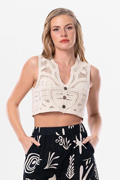 Eliş Şile Bezi Kadın Yelek