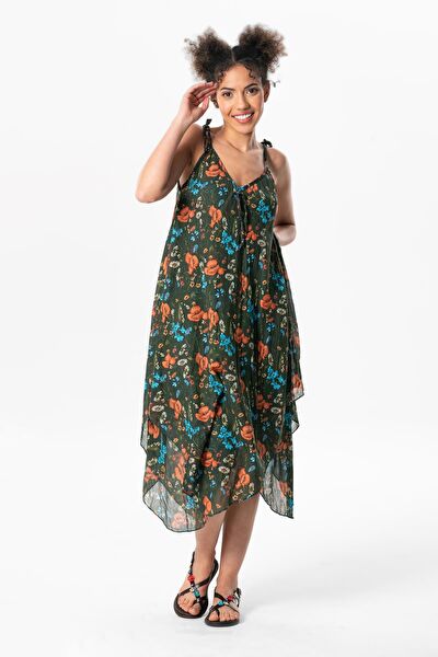 Eliş Şile Bezi Plaj Elbisesi