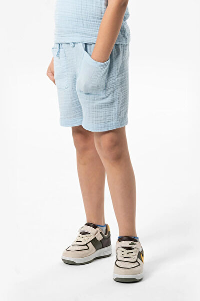 Eliş Şile Bezi Erkek Çocuk Şort, Bermuda, Kapri