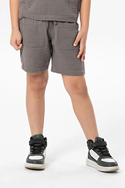 Eliş Şile Bezi Erkek Çocuk Şort, Bermuda, Kapri