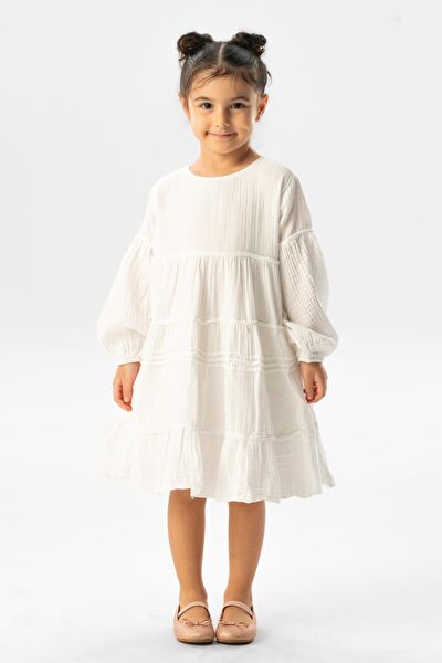 Eliş Şile Bezi Kız Çocuk Elbise