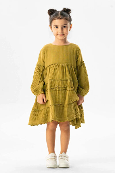 Eliş Şile Bezi Kız Çocuk Elbise