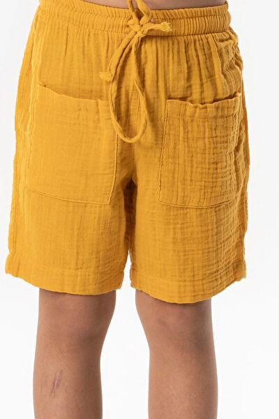 Eliş Şile Bezi Erkek Çocuk Şort, Bermuda, Kapri