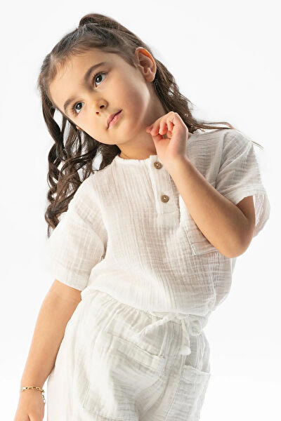 Eliş Şile Bezi Kız Çocuk Sweatshirt