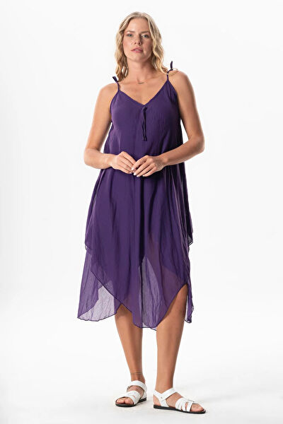 Eliş Şile Bezi Plaj Elbisesi