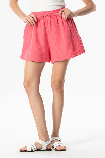 Eliş Şile Bezi Kadın Şort, Bermuda, Kapri