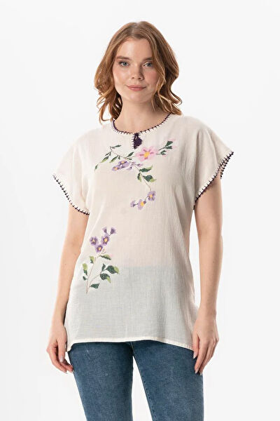 Eliş Şile Bezi Kadın Bluz