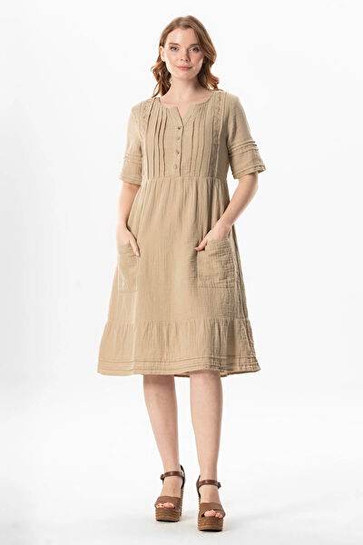 Eliş Şile Bezi Günlük Elbise