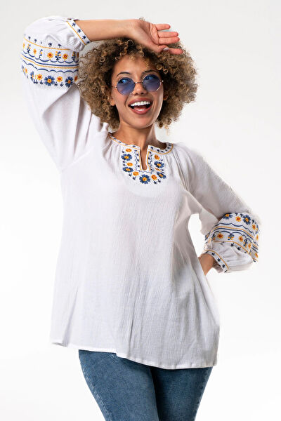 Eliş Şile Bezi Kadın Bluz