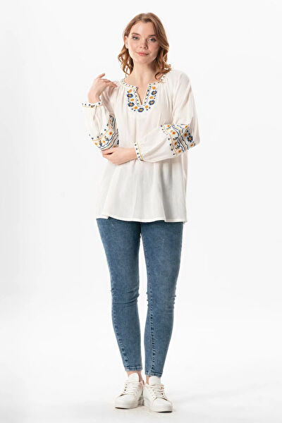 Eliş Şile Bezi Kadın Bluz