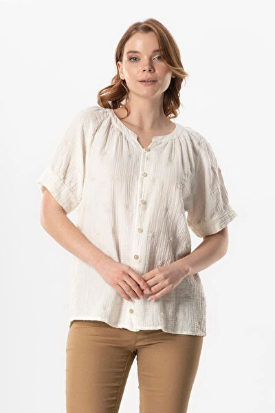 Eliş Şile Bezi Kadın Bluz