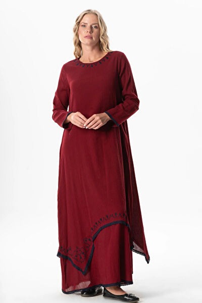 Eliş Şile Bezi Tesettür Elbise