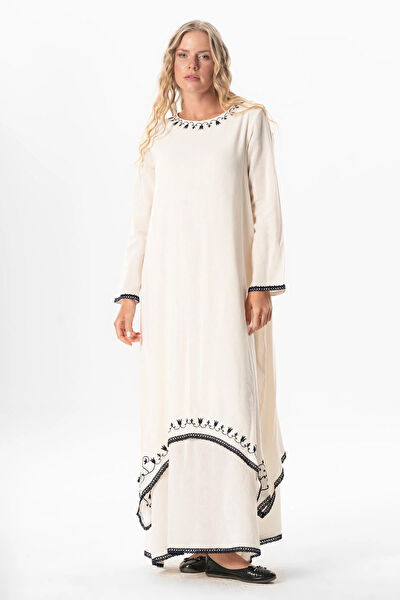 Eliş Şile Bezi Tesettür Elbise