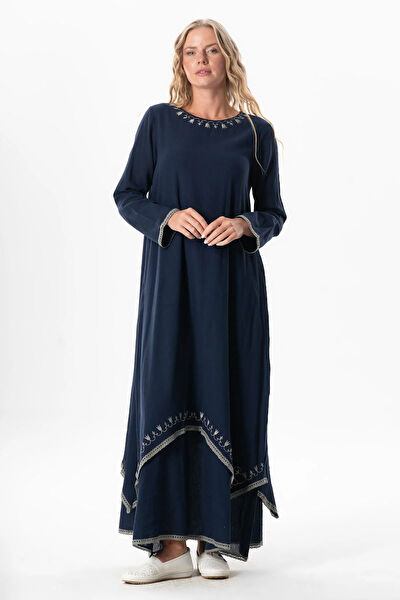 Eliş Şile Bezi Tesettür Elbise